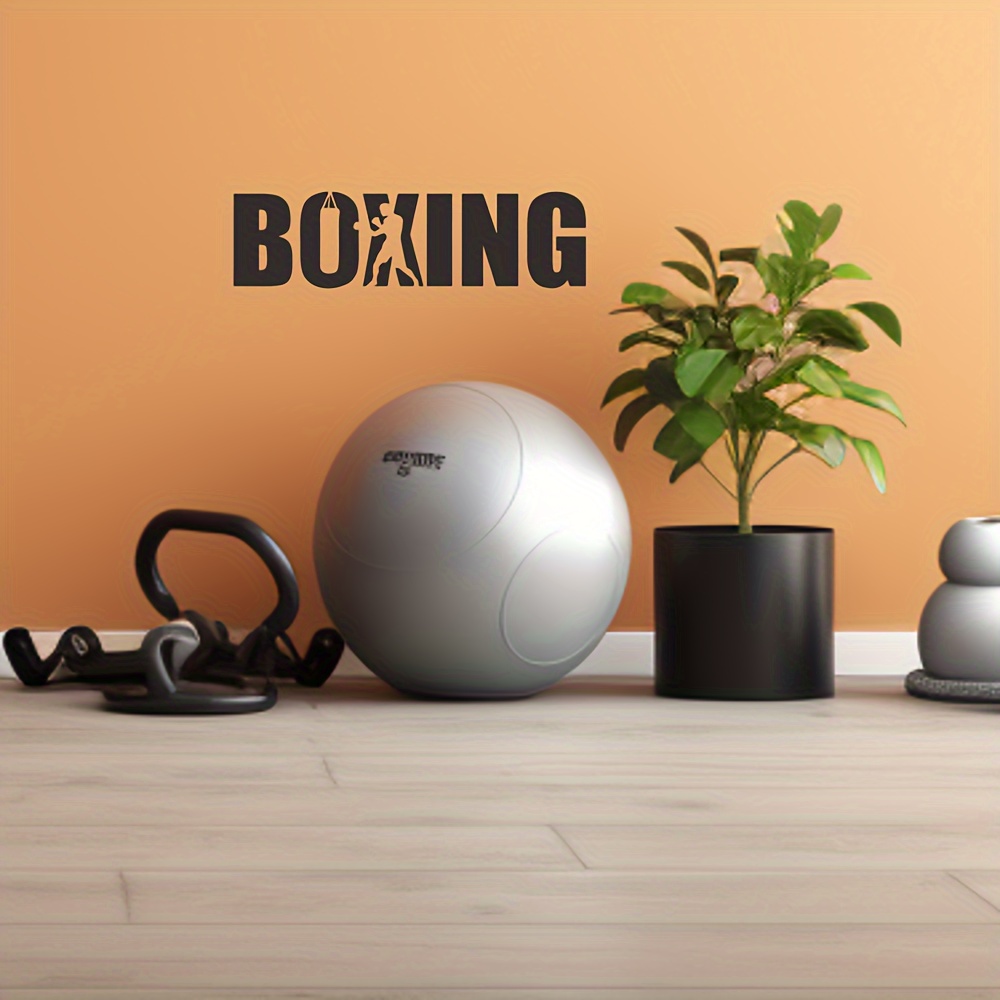 Home Gym Wall - Inspirational Boxer Wall Decal - Vinyl