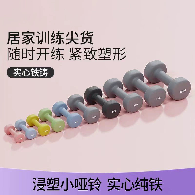 Home Gym Dumbbell Set - 3kg Womens Dumbbell Set Colorful Gym