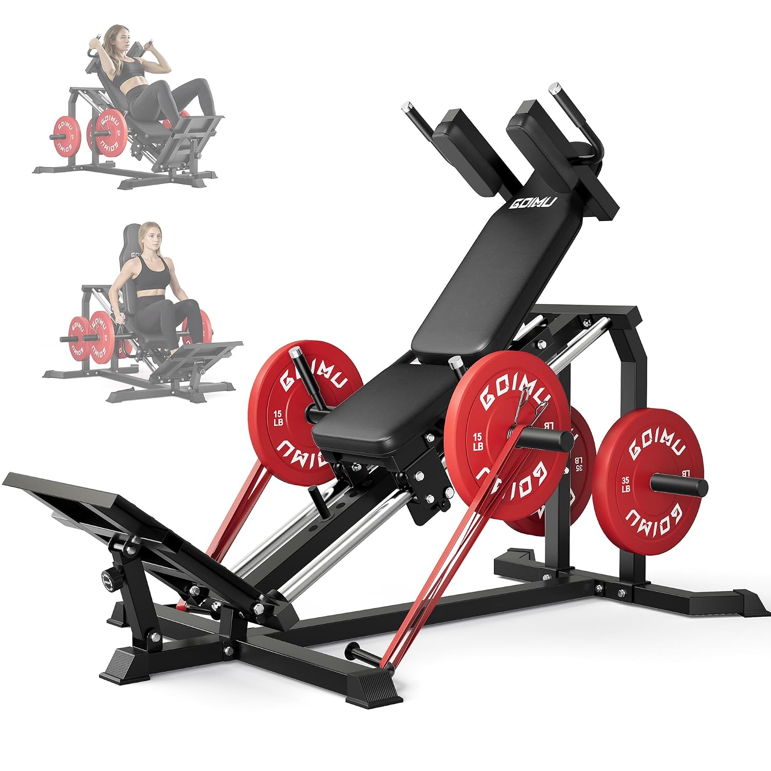 Home Gym Leg Press - L5 Leg Press Hack Squat Machine,