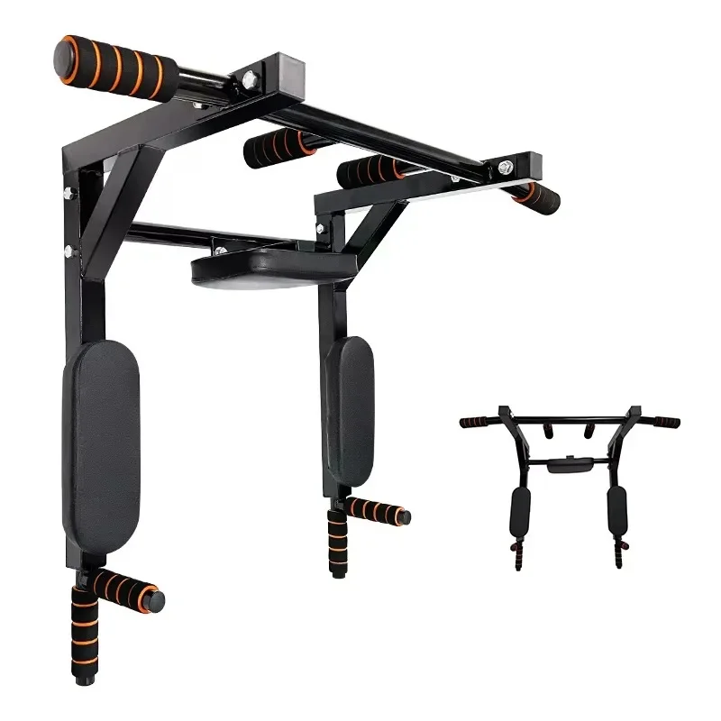 Home Gym Pull Up Bar - Multifunctional Wall Mounted Pull-Up Bar and