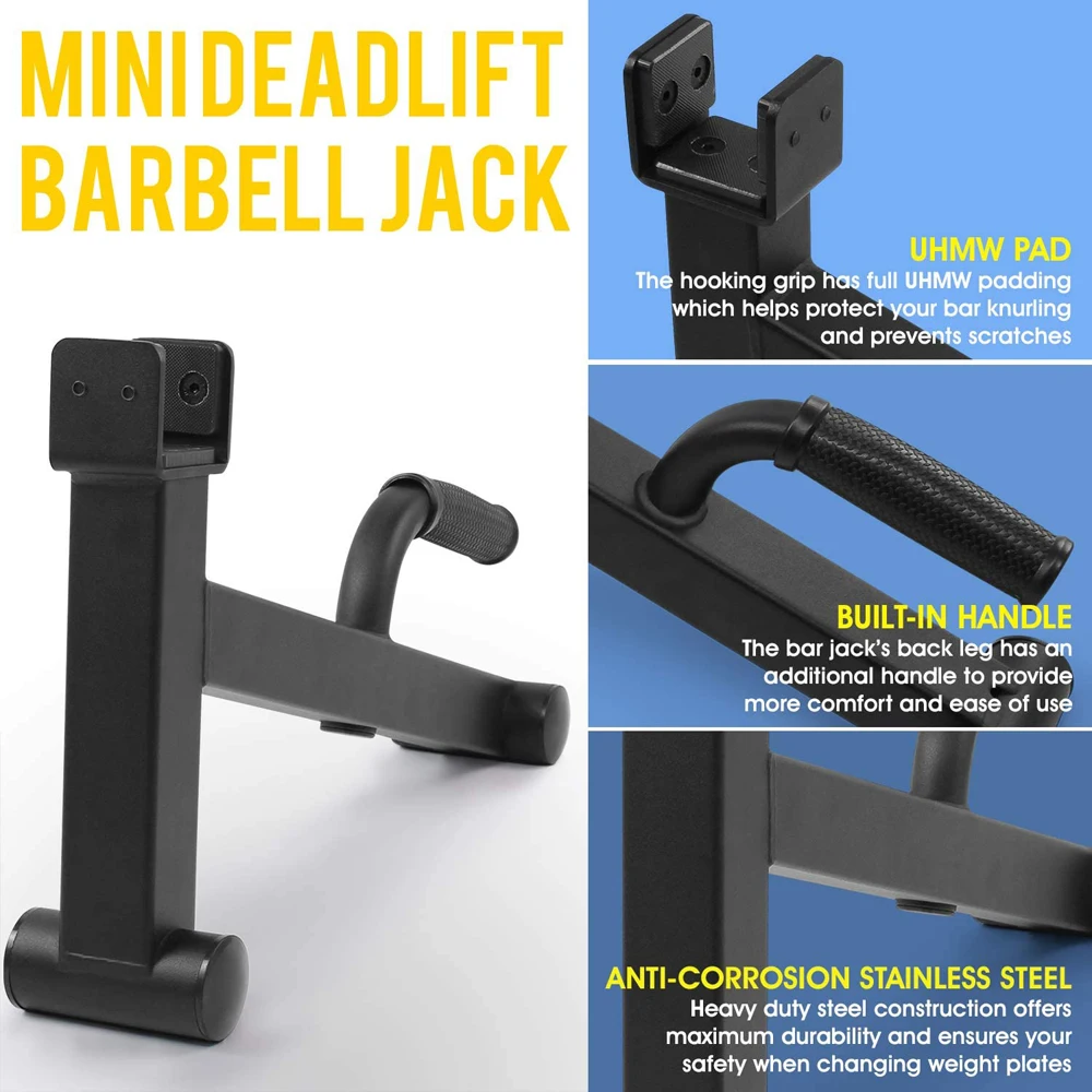 Mini Deadlift Barbell Jack wit - đánh giá và giá Deadlift Jack Barbell