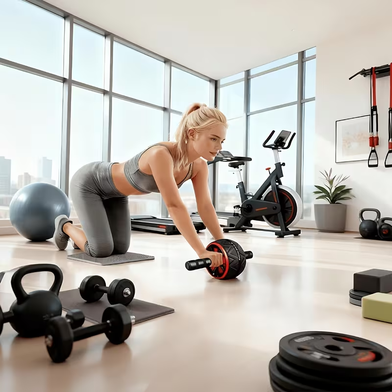 Ab Roller Wheel and Knee Mat,  - đánh giá và giá Home Gym Unit