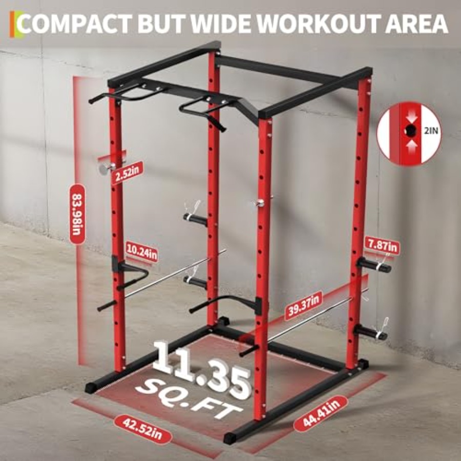 Heavy-Duty Power Cage with Pul - đánh giá và giá Home Gym Pull Up Bar