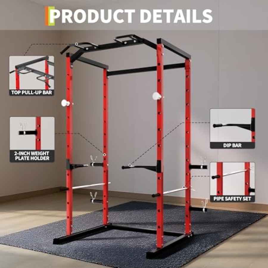 Heavy-Duty Power Cage with Pul - đánh giá và giá Home Gym Pull Up Bar