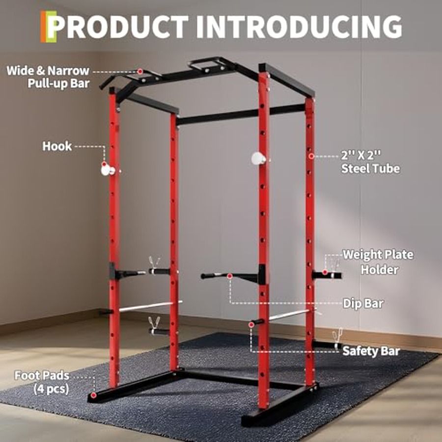 Heavy-Duty Power Cage with Pul - đánh giá và giá Home Gym Pull Up Bar