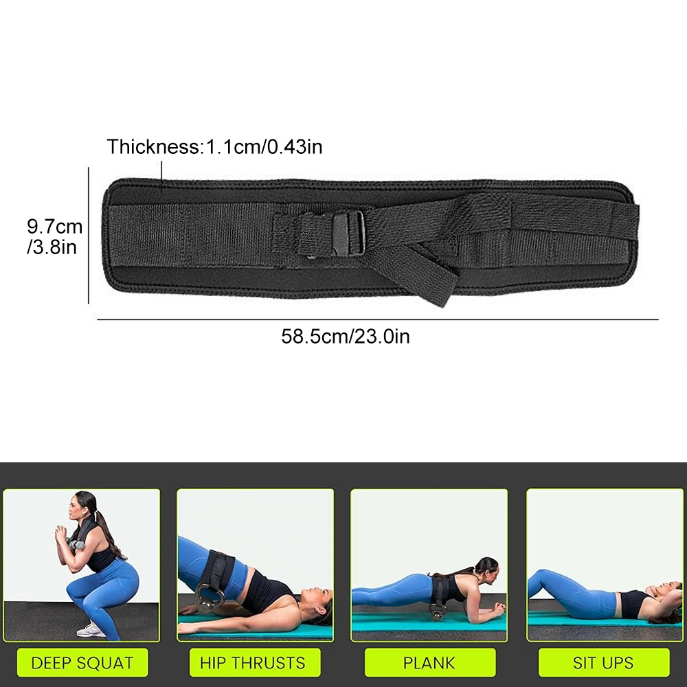 Hip Thrust Belt for Glutes,Pad - đánh giá và giá Home Gym Build