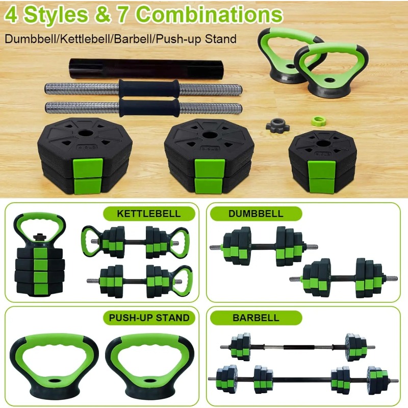 4 in 1 Adjustable Dumbbell Set - đánh giá và giá Home Gym Dumbbell Set