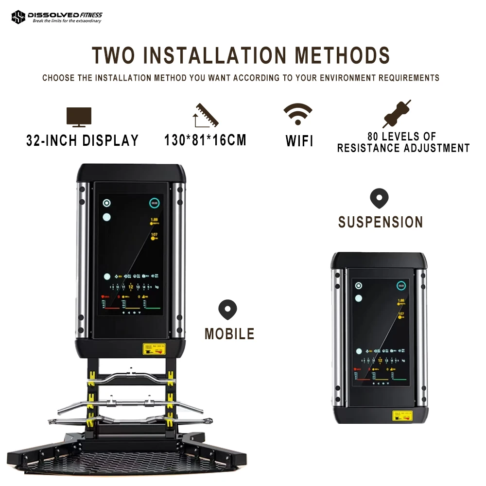 Smart AI LCD Training Mirror W - đánh giá và giá Home Gym Wall