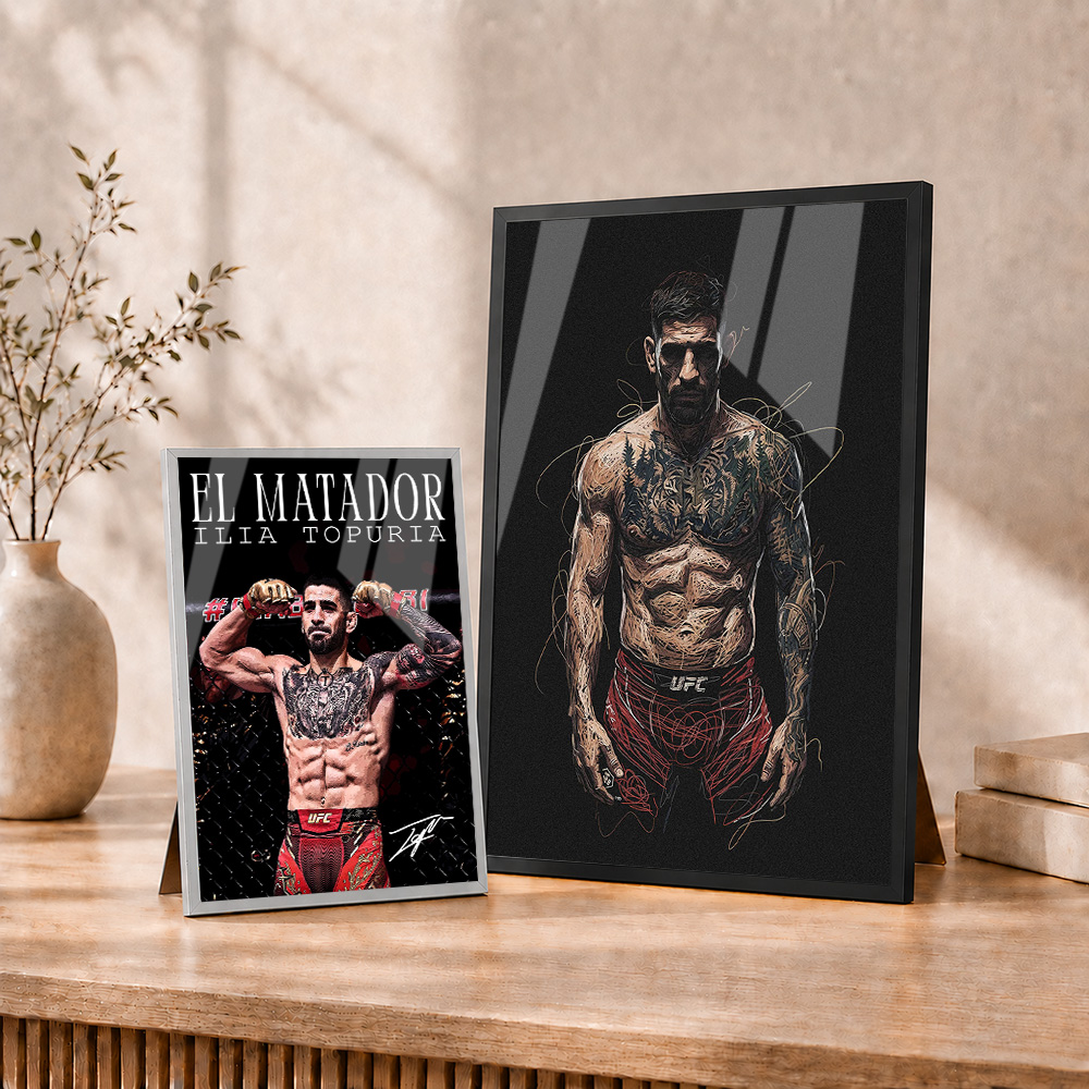 Ilia Topuria Framed Metal Post - đánh giá và giá Home Gym Mma