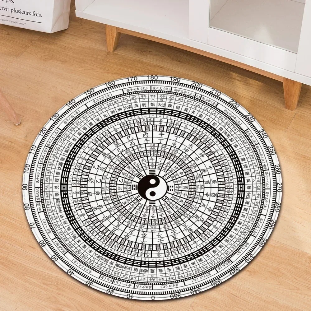 Yin Yang Taiji Round Rug Flowe - đánh giá và giá Home Gym Mma