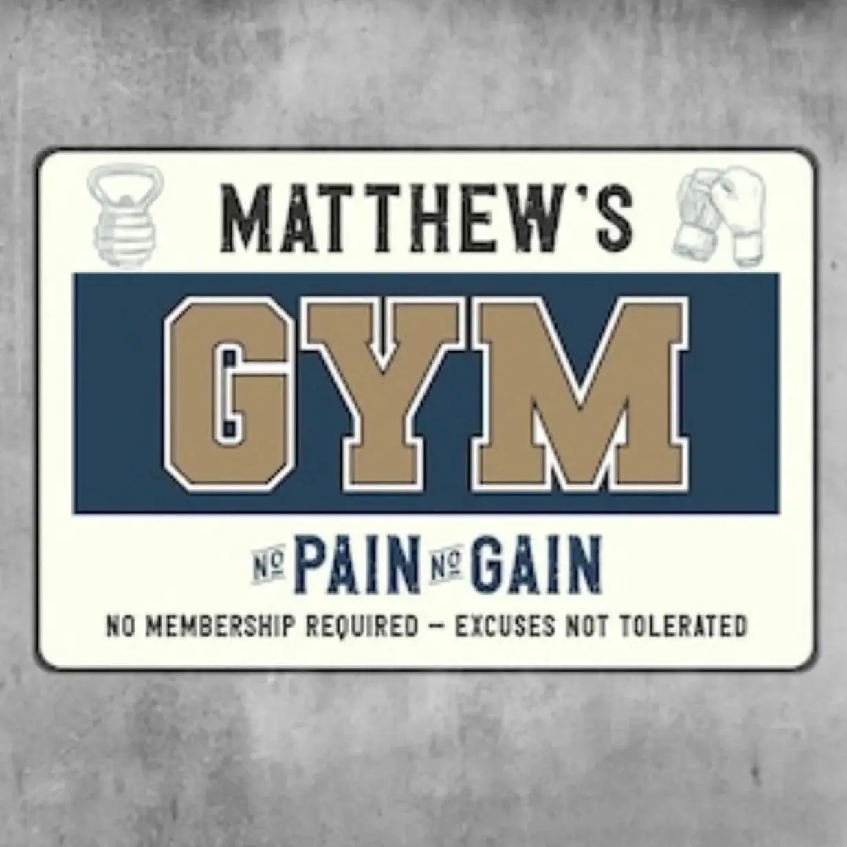 Home Fitness Decor Personalize - đánh giá và giá Home Gym Wall