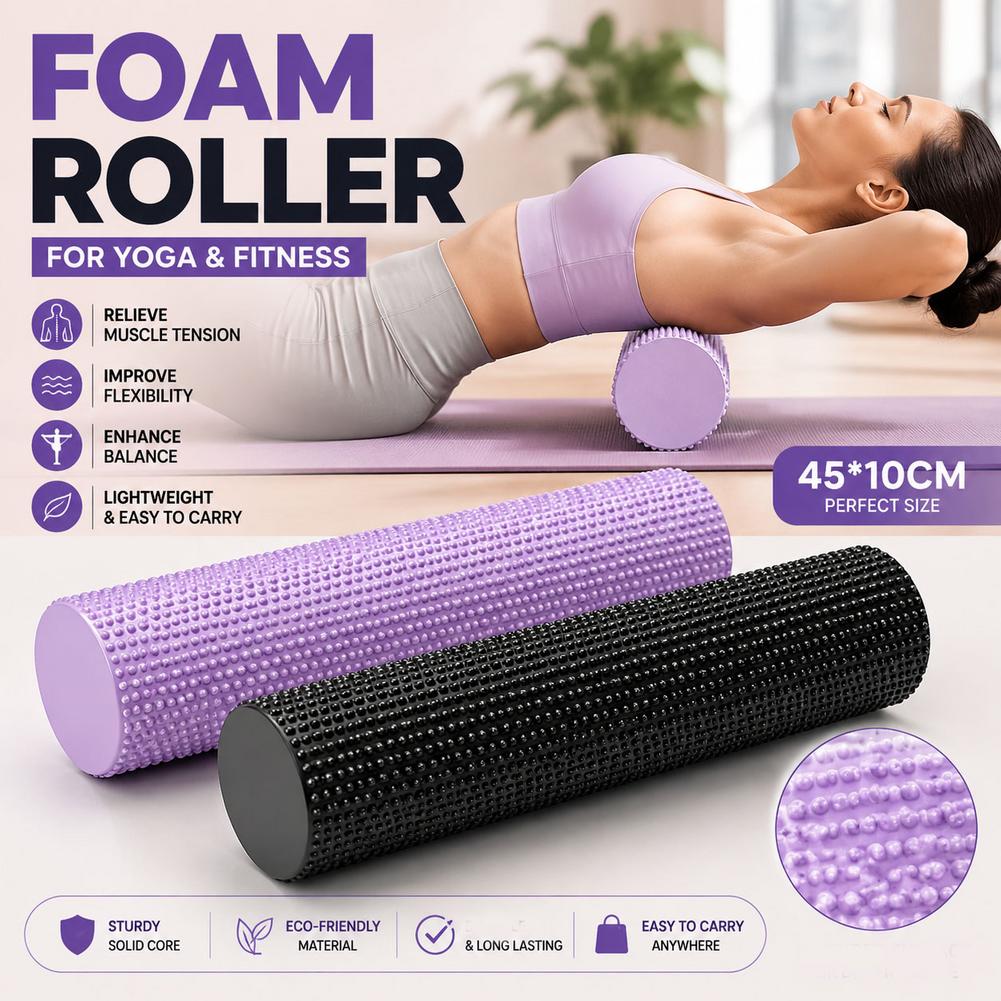 EVA High Density Yoga Foam Rol - đánh giá và giá Foam Roller High Density