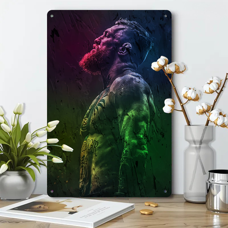 MMA Fighter Portrait Metal Wal - đánh giá và giá Home Gym Mma