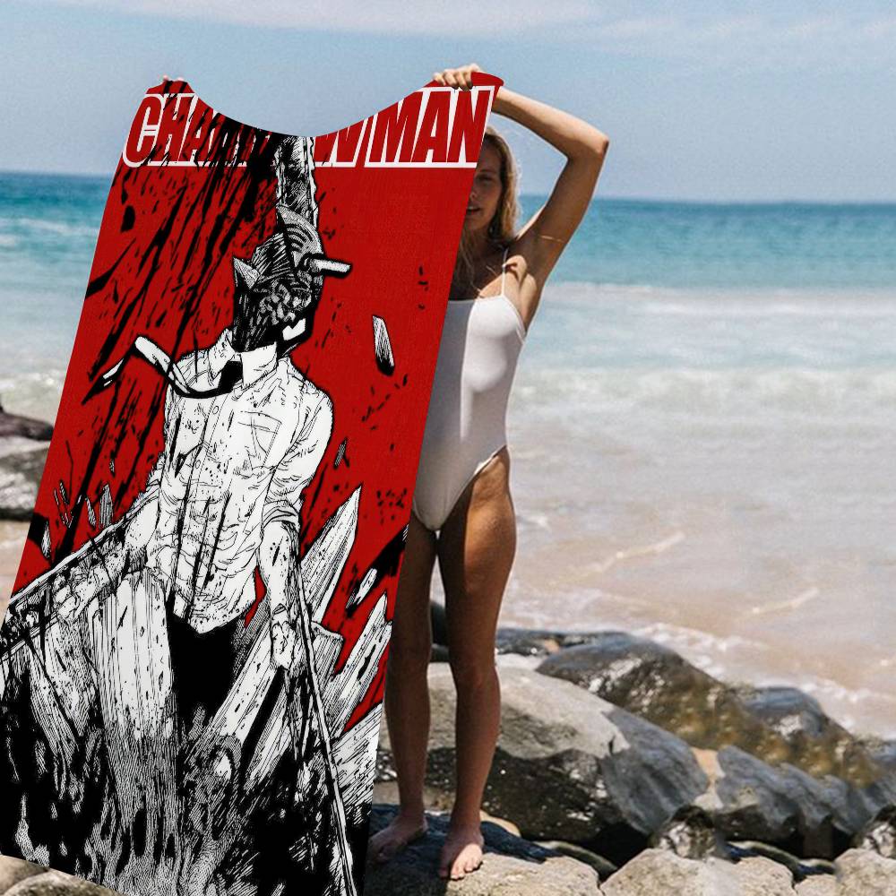 Anime Chainsaw Man Beach Towel - đánh giá và giá Sauna Home Gym