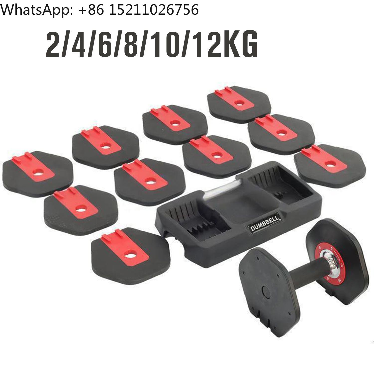 Adjustable Dumbbell 2kg 4kg 6k - đánh giá và giá Home Gym Dumbbell Set