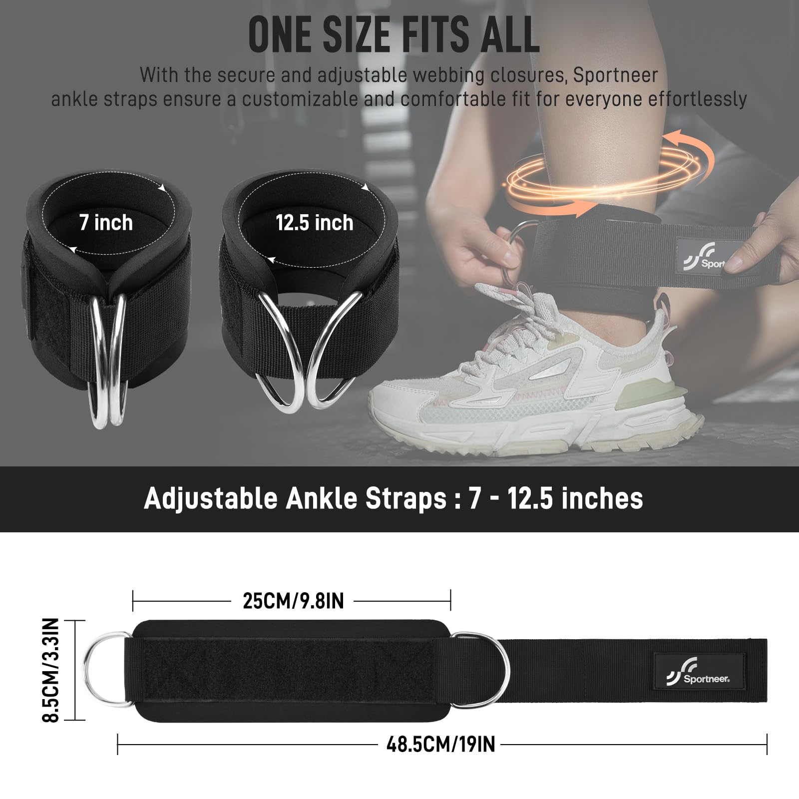 Sportneer Adjustable Ankle Str - đánh giá và giá Home Gym Mma