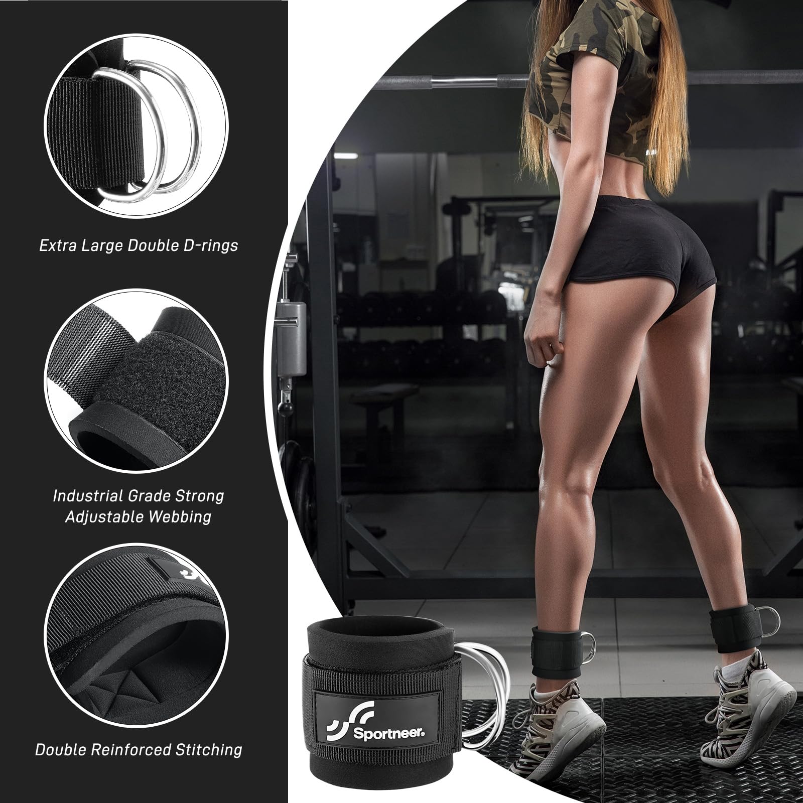 Sportneer Adjustable Ankle Str - đánh giá và giá Home Gym Mma