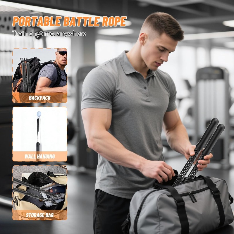 Wireless Swing Combat Rope, 2P - đánh giá và giá Home Gym Mma