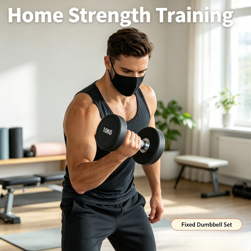 Fixed Dumbbells Set 5kg 10kg 1 - đánh giá và giá Home Gym Dumbbell Set