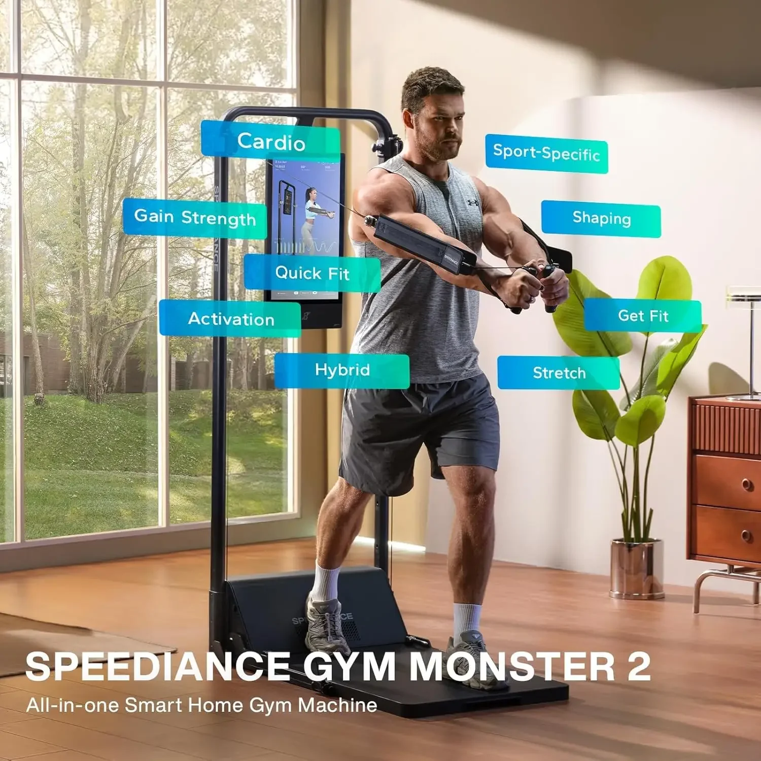 Gym Monster 2 Smart Home Gym A - đánh giá và giá Home Gym Mma