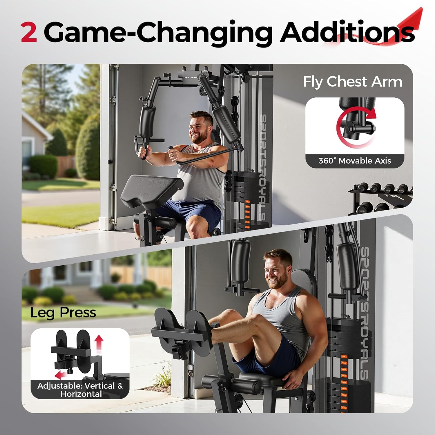 Home Gym, Multifunctional Work - đánh giá và giá Home Gym Leg Press